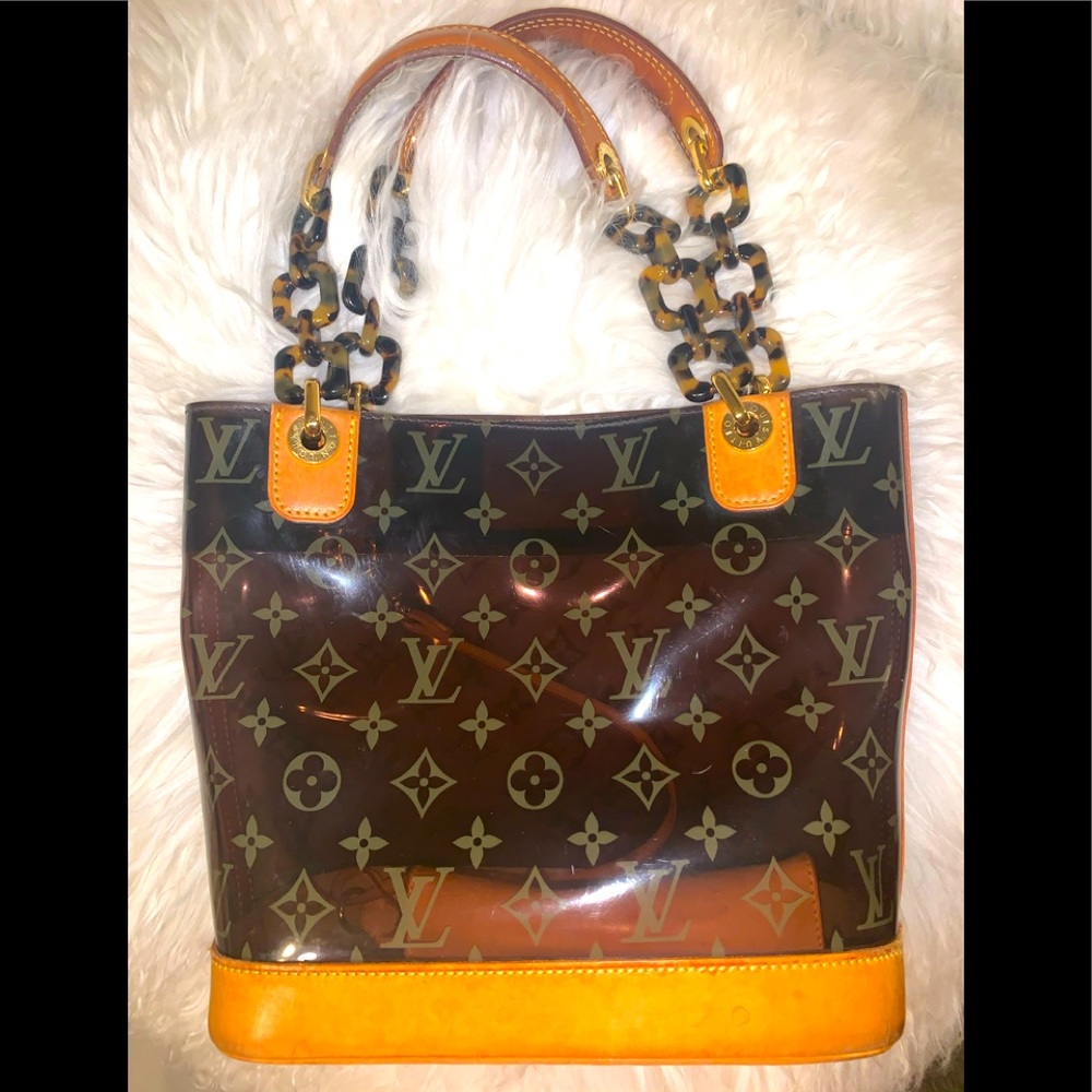 Louis Vuitton RARE Ambre Cabas Vinyl Monogram